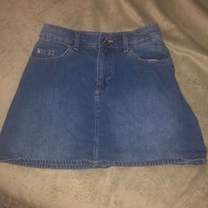 Blue jean skirt